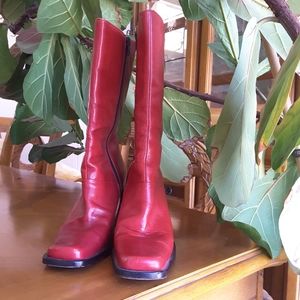 "Red" Charles David Mid calf boots